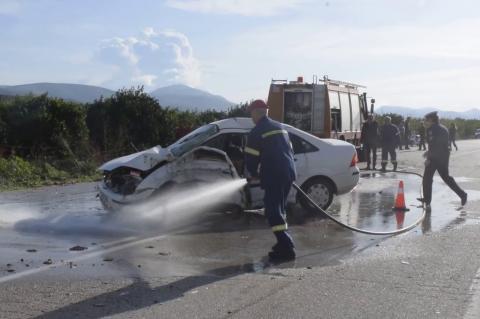 ArgolidaPortal.gr Άργος - Τροχαίο δυστύχημα στην εθνική οδό Ναυπλίου - Μυκηνών